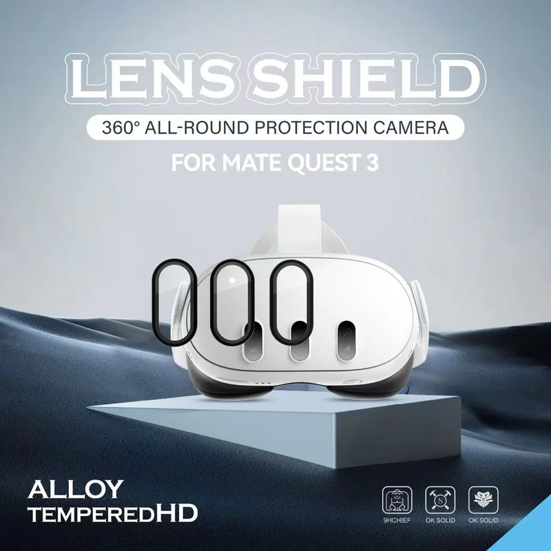Glass Camera Lens Protector for Oculus Meta Quest 3محافظ دوربین و سنسور Meta Quest 3 — تصویر 1