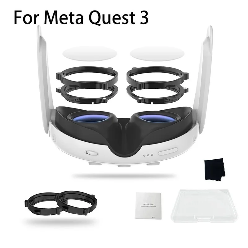 Lens Protectorمحافظ لنز/اسپیسر عینکی مغناطیسی مخصوص Meta Quest 3 — تصویر 1