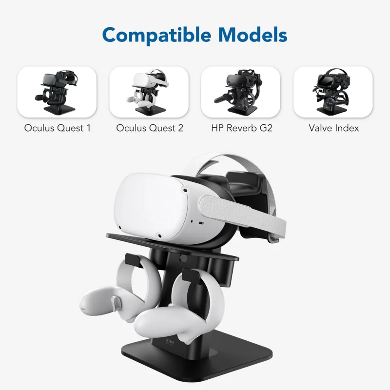 استند ، پایه عینک واقعیت مجازی  stand kiwi vr  meta quest 12 htc hp — تصویر 1