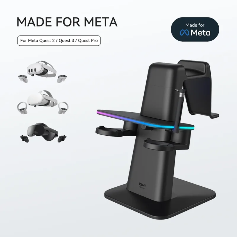 KIWI design Charging Dock  استند داک شارژ مخصوص عینک های meta  برند kiwi — تصویر 1
