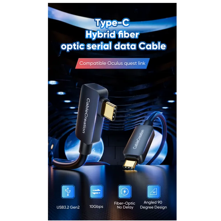 کابل فیبر 10 گیگ دو طرف type c — تصویر 1